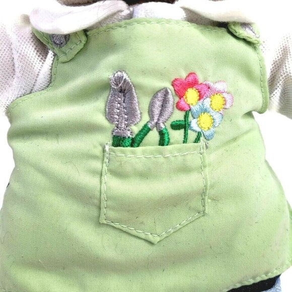 Starbucks Bearista Bear Gardener 10'' Jeans Apron Plush Stuffed Toy 47th Ed 2006 - Picture 6 of 9